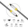 CableCreation Optical Audio Cable 12FT, Slim Optical Cable Digital Audio Cable with Gold Plated for Home Theater, Sound Bar, TV, PS4, Xbox, Playstation &More, 3.6M