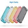 JETech Protective Case for Nintendo Switch Lite 2019, Grip Cover with Shock-Absorption and Anti-Scratch Design, Grey