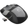Logitech M525 Wireless Mouse – Long 3 Year Battery Life, Ergonomic Shape for Right or Left Hand Use, Micro-Precision Scroll Wheel, and USB Unifying Receiver for Computers and Laptops, Black/Gray