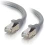 C2G 00638 Cat6a Cable - Snagless Shielded Ethernet Network Patch Cable, Gray (1 Foot, 0.30 Meters)