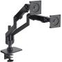 Bestand Premium Dual Monitor Stand - Dual Monitor Mount for LED LCD,Up to 17-27 Screen,Aluminum (Gray)