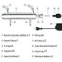 boeray 6W 0.5 GPM Whole House Water Clean System with 2 pcs Lamp,1 pcs Quartz Sleeve 1 pcs Electronic Ballast