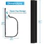 Updated 94'' J Channel Cable Raceway - Desk Cord Organizer - Computer Cable Management Under Desk with 196'' Mounting Tape - 6 Count Desk Cable Tray for Office, Home (6X 15.7 Each, Medium, Black) Updated 94'' J Channel Cable Raceway - Desk Cord Organizer - Computer Cable Management Under Desk with 196'' Mounting Tape - 6 Count Desk Cable Tray for Office, Home (6X 15.7 Each, Medium, Black)