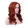 SinRany Women’s Short Curly Orange Brown Wig