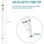 Stylus Pencil Compatible for Apple,Active Stylus Pen for Touch Screens, Rechargeable 1.5mm Fine Point Smart Pencil Compatible for iPhone iPad Android and Most Tablets on Touchscreen Devices (White)