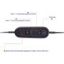 USB Headset with Microphone Dual Ear Computer Headphone with Speech Recognition Volume Control for PC Softphones Microsoft Teams Zoom Meetings Skype Chat Online Teaching Gaming Webex Work from Home