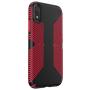 Speck Products Presidio Grip iPhone Xs/iPhone X Case, Black/Dark Poppy Red