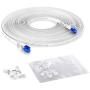 KabelDirekt – 100 feet – Flat Ethernet, Patch & Network Cable (transfers gigabit Internet Speed, 1Gbps, Highly Flexible, Suitable for Permanent Installation, RJ45 Plug, White)