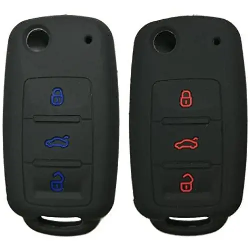 2Pcs Coolbestda Silicone Flip Key Fob Skin Cover Case Protector Keyless Jacket Remote Holder for VW Volkswagen Jetta GTI Passat Golf Tiguan Touareg Beetle 2Pcs Coolbestda Silicone Flip Key Fob Skin Cover Case Protector Keyless Jacket Remote Holder for VW Volkswagen Jetta GTI Passat Golf Tiguan Touareg Beetle