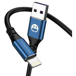 iPhone Charger 10 ft,3-Pack Extra Long Lightning Cable, MFi-Certified iPhone Charger Cable 10 Foot Charging Cord for iPhone 12 11 Pro X XS Max XR/8 Plus/7 Plus/6/6s Plus/5s /5c/iPad Mini Air(Blue)