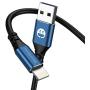 iPhone Charger 10 ft,3-Pack Extra Long Lightning Cable, MFi-Certified iPhone Charger Cable 10 Foot Charging Cord for iPhone 12 11 Pro X XS Max XR/8 Plus/7 Plus/6/6s Plus/5s /5c/iPad Mini Air(Blue)
