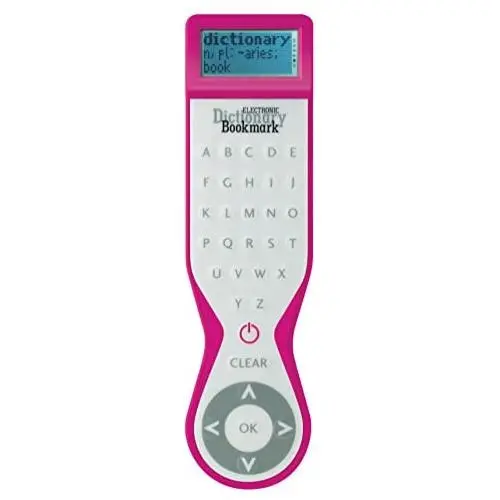 IF Electronic Dictionary Bookmark Single Language Definitions - English