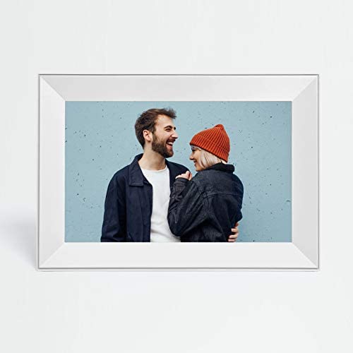 Aura Carver Smart Digital Picture Frame 10.1 Inch HD WiFi Cloud Digital Frame Free Unlimited Storage Easy Setup to Send Photos Remotely Via App More Secure Than Email