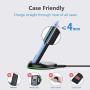 Yootech Wireless Charger Qi-Certified 10W Max Wireless Charging Stand, Compatible with iPhone SE 2020/11 Pro Max, Galaxy S21/S20/Note 10 Plus/S10/S10 Plus(No AC Adapter)