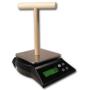 ZIEIS Digital Bird Scale | A63SS-NMP | Mounted Wooden T Perch | 1.0 Gram or 0.05 Ounce Accuracy | 3000 Gram or 96 Ounce Capacity | Stainless Steel Platform