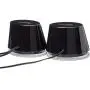 Amazon Basics USB-Powered PC Computer Speakers with Dynamic Sound | Black, 4-pack