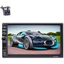 Car Stereo,LSLYA 7-inch Double DIN HD Touch Screen, Bluetooth, GPS Navigation System, FM/AM/RDS, Support for Backup Camera & Steering Wheel Control
