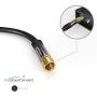 KabelDirekt – Digital Coaxial Audio Video Cable (75 feet) Satellite Cable Connectors – Coax Male F Connector Pin – Coax Cables for Satellite Television – Pro Series