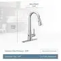 Moen 7864EWSRS Sleek Motionsense Wave Sensor Touchless One-Handle High Arc Pulldown Modern Kitchen Faucet Featuring Power Clean, Spot Resist Stainless
