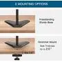 13-32 Dual Monitor Stand, Heavy-Duty Free Standing Two Arm Monitor Mount for Two 13 to 32 inch LCD Flat Curved with Swivel, Swivel and Tilt, 17.6lbs per Arm 13-32 Dual Monitor Stand, Heavy-Duty Free Standing Two Arm Monitor Mount for Two 13 to 32 inch LCD Flat Curved with Swivel, Swivel and Tilt, 17.6lbs per Arm