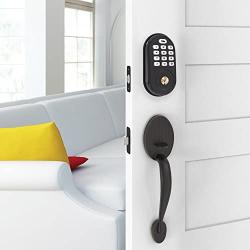 Yale Assure Lock with Zigbee - Smart Keypad Deadbolt - Works with Xfinity Home, Amazon Echo Show, Amazon Echo Plus and More - Bronze