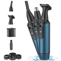 Ear and Nose Hair Trimmer 2020 Professional Painless Eyebrow Facial Ear Hair Trimmer Clipper for Men and Women Battery-Operated, IPX7 Waterproof Dual Edge Blades for Easy Cleansing