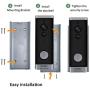 XODO VD1 Smart Home Wireless Security Camera with Night Vision - Waterproof Video Doorbell/WiFi 1080P HD 166°Wide Angel/2-Way Audio/No Monthly Fee/Real-Time Alerts/Rechargeable Batteries/32GB SD Card