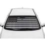 Black White/Gray American Flag - Front Windshield Sun Shade - Accordion Folding Auto Sunshade for Car Truck SUV - Blocks UV Rays Sun Visor Protector - Keeps Your Vehicle Cool - 58 x 28 Inch