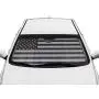Black White/Gray American Flag - Front Windshield Sun Shade - Accordion Folding Auto Sunshade for Car Truck SUV - Blocks UV Rays Sun Visor Protector - Keeps Your Vehicle Cool - 58 x 28 Inch