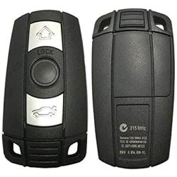 Keyless Entry Remote Control Car Key Fob Case Shell Replacement for BMW 1 3 5 Series 325i 328i 335i E90 E92 E93 X1 X3 X5 Z4 Key Fob Shell Case