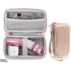 CaseSack Case for Braun Epilator for Women Silk-epil 9 9-890, 9 9-961V, 9 7, 5 5-620; Panasonic ES2216PC, Hizek, Electronic Shaver, Room for Shaver and Charger, mesh Pocket for Other Accessories, det