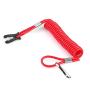 Acouto Outboard Engine Ignition Emergency Kill Stop Switch Safety Tether Lanyard Engine Safety Kill Stop Switch Lanyard Tether Cord Lanyard Rope Clip Fit for Suzuki