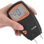 Zopsc Wood Moisture Meter,Digital LED Wood Hygrometer for Bamboo or Wood Products, Cotton, Paper, Herbal Medicines, Plaster