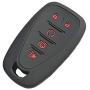 Qty(2) Alegender Black Grey 5Buttons Smart Key Cover Case Fob Bag Keyless Jacket Protector Fit for 2017 2018 2019 Chevy Malibu Camaro Trax Traverse Sonic Cruze Volt Equinox Spark Bolt EV