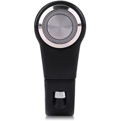 7/8'' 22mm Handlebar Control Push Button Switch, Weatherproof Aluminum Alloy Motorcycle Handlebar Mount Switch Button Headlight Brake Fog Lights ON/OFF(Automatic Return Button)