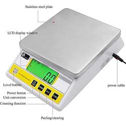 CGOLDENWALL 5kg x 0.1g Digital Precision Electronic Balance Laboratory Lab Scale Industrial Weighing and Counting Scale Table Top Scale g/ct/lb/oz/DWT/tl Multi-Units Switchable (5000g, 0.1g)
