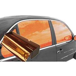 JNK NETWORKS Reflective Shield Ceramic Window UV Tint Film for Cars Trucks Tractors (Orange, 20'' x 5)