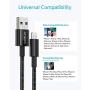 Anker 6ft Premium Nylon Lightning Cable [2-Pack], MFi Certified for iPhone Chargers, iPhone SE/Xs/XS Max/XR/X / 8 Plus / 7/6 Plus, iPad Pro Air 2, and More(Black)