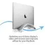 Twelve South BookArc for MacBook | Space-Saving Vertical Desktop Stand for Apple notebooks (Silver) Newest Version