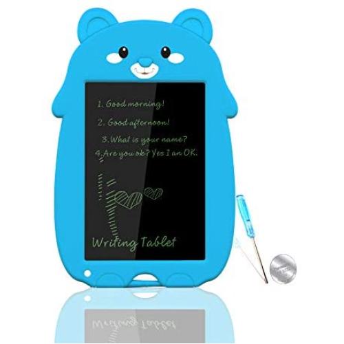 mom&myaboys 8” Eletronic Drawing Pads for ChildrenToys for 3-12 Years Boys, LCD Doodle Board with One Key Clean,Lightweight,Easy to Carry,Easy to Use,Best Birthday Gifts for Kids Christmas Box,Blue M