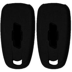 KOSMIQ Fit for Chevrolet 2017 2018 2019 Chevy Malibu Camaro Trax Traverse Sonic Cruze Volt Equinox Spark HYQ4EA 5 Buttons Smart Key Fob Cover Case Bag Shell Holder Jacket 2Pcs