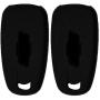 KOSMIQ Fit for Chevrolet 2017 2018 2019 Chevy Malibu Camaro Trax Traverse Sonic Cruze Volt Equinox Spark HYQ4EA 5 Buttons Smart Key Fob Cover Case Bag Shell Holder Jacket 2Pcs