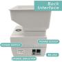 Ribao HCS-3500AH Coin Counter, Heavy Duty Bank Grade Anti-Jam Coin Sorter with Motorized Hopper, Two-Year Warranty