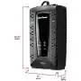 CyberPower AVRG750U AVR UPS System, 750VA/450W, 12 Outlets, Compact,Black