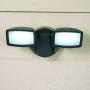 EATON Lighting FT1850LPC PC Dusk to Dawn Twin Head Floodlight With Photo Control, LED Lamp, 120 VAC, Bronze