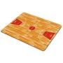 Smooffly Gaming Mouse Pad Custom,Basketball Court Designs Non-Slip Rubber Customized Computer Mouse Pad 9.5 X 7.9 Inch (240mmX200mmX3mm)