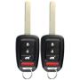 KeylessOption Keyless Entry Remote Fob Uncut Car Key for Honda CR-V 2017-2019 MLBHLIK6-1TA (Pack of 2)