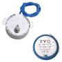 Homeswitch Metal TYC-50 Double Flat Shaft CW/CCW Undirectional Speed Reduction Synchronous Motor AC110V 4-5RMP Silver