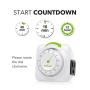 BN-LINK 12 Hour Mechanical Accurate Countdown Timer with Grounded Pin - Energy Saving for Kitchen, Phone Charger, Lamps, Security 1875W, 1/2 HP, ETL Listed