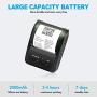 Bluetooth Thermal Receipt Printer, LOSRECAL Portable Personal Bill Printer, Mini Wireless 58mm Mobile Printer Compatible with Android/Windows, DO NOT Support Square/iOS/ipad/iPhone